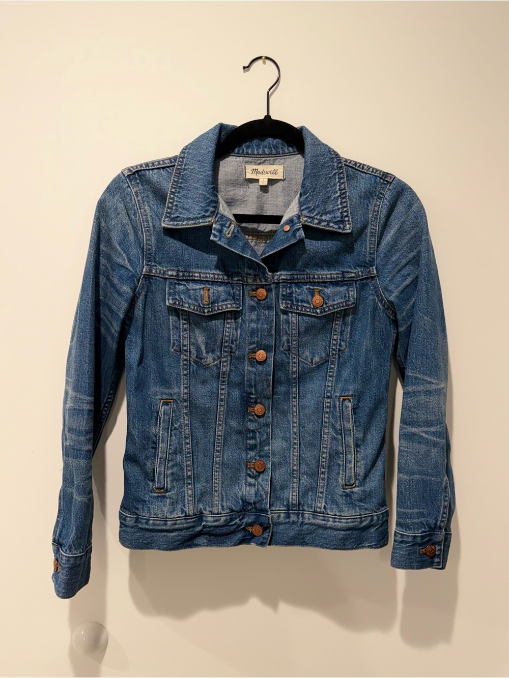 Madewell Medium Wash Blue Denim Jacket
